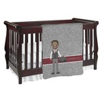 Lawyer / Attorney Avatar Baby Blanket (Double Sided) (Personalized)