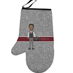 Lawyer / Attorney Avatar Left Oven Mitt (Personalized)