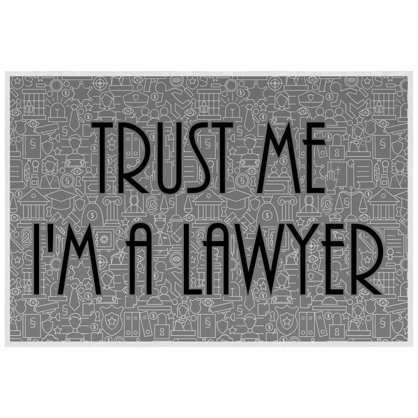 Lawyer / Attorney Avatar Personalized Placemat (Back)