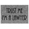 Lawyer / Attorney Avatar Personalized Placemat (Back)