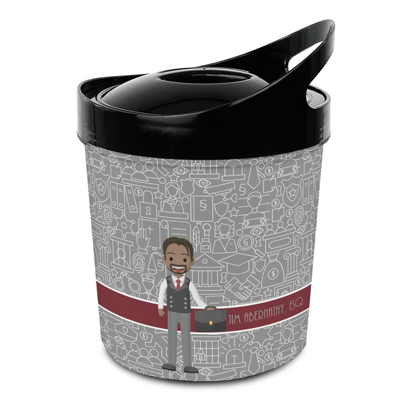 Custom Lawyer / Attorney Avatar Plastic Ice Bucket (Personalized)