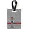 Lawyer / Attorney Avatar Plastic Luggage Tag - Rectangular w/ Name or Text