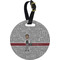 Lawyer / Attorney Avatar Personalized Round Luggage Tag