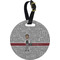 Lawyer / Attorney Avatar Plastic Luggage Tag - Round (Personalized)