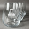 Lawyer / Attorney Avatar Stemless Wine Glasses (Set of 4) (Personalized)
