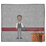 Lawyer / Attorney Avatar Outdoor Picnic Blanket (Personalized)