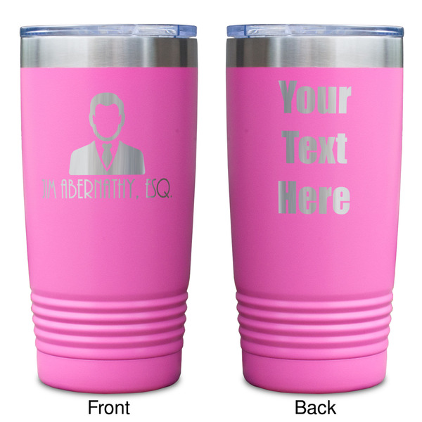 Lawyer / Attorney Avatar Pink Polar Camel Tumbler - 20oz - Double Sided - Approval