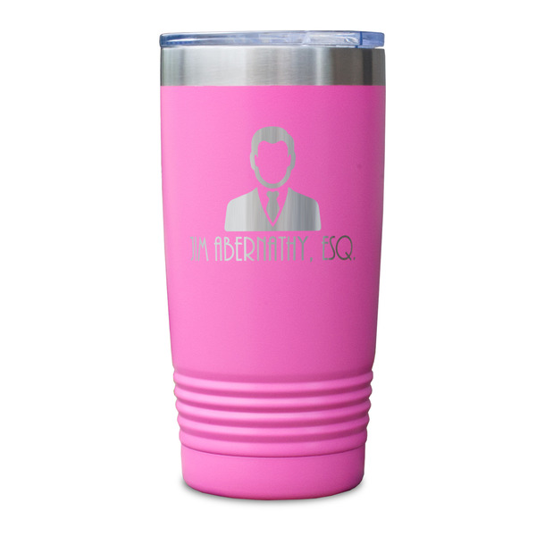 Lawyer / Attorney Avatar Pink Polar Camel Tumbler - 20oz - Single Sided - Approval