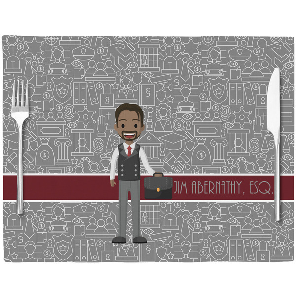 Lawyer / Attorney Avatar Placemat with Props