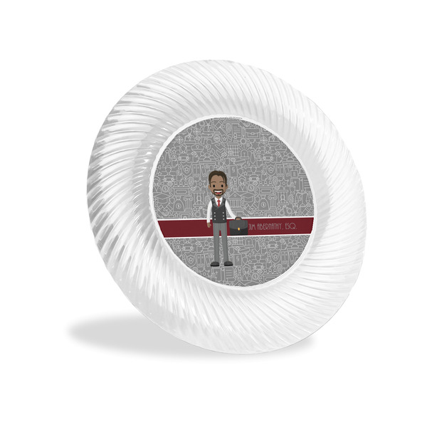 Custom Lawyer / Attorney Avatar Plastic Party Appetizer & Dessert Plates - 6" (Personalized)