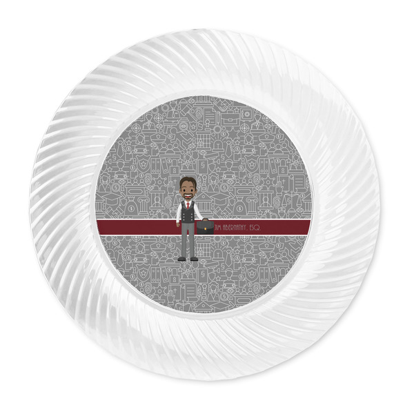 Lawyer / Attorney Avatar Plastic Party Dinner Plates - Approval