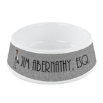 Lawyer / Attorney Avatar Plastic Dog Bowl - Small (Personalized)