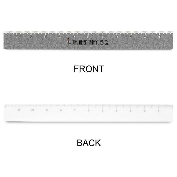 Lawyer / Attorney Avatar Plastic Ruler - 12" - APPROVAL