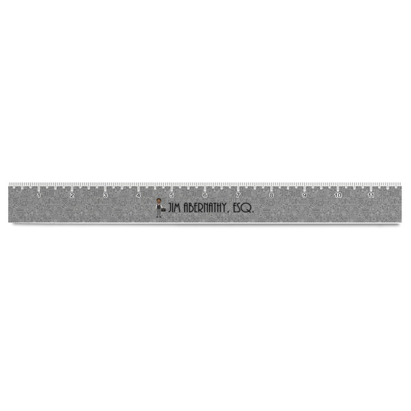 Lawyer / Attorney Avatar Plastic Ruler - 12" - FRONT