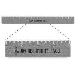 Lawyer / Attorney Avatar Plastic Ruler - 12" (Personalized)