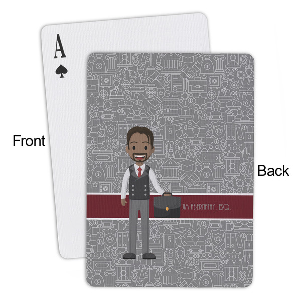 Lawyer / Attorney Avatar Playing Cards - Approval