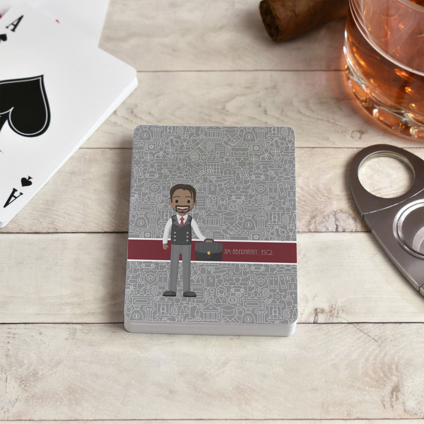 Lawyer / Attorney Avatar Playing Cards - In Context