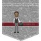 Lawyer / Attorney Avatar Iron On Faux Pocket (Personalized)