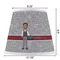 Lawyer / Attorney Avatar Poly Film Empire Lampshade - Dimensions