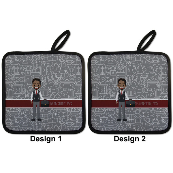 Lawyer / Attorney Avatar Pot Holders - Set of 2 APPROVAL