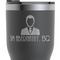 Lawyer / Attorney Avatar RTIC Tumbler - Black - Close Up