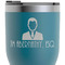 Lawyer / Attorney Avatar RTIC Tumbler - Dark Teal - Close Up