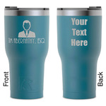 Lawyer / Attorney Avatar RTIC Tumbler - Dark Teal - Laser Engraved - Double-Sided (Personalized)