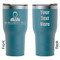 Lawyer / Attorney Avatar RTIC Tumbler - Dark Teal - Double Sided - Front & Back