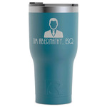 Lawyer / Attorney Avatar RTIC Tumbler - Dark Teal - Laser Engraved - Single-Sided (Personalized)