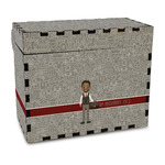 Lawyer / Attorney Avatar Wood Recipe Box - Full Color Print (Personalized)