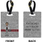 Lawyer / Attorney Avatar Rectangle Luggage Tag (Front + Back)