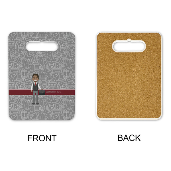 Lawyer / Attorney Avatar Rectangle Trivet with Handle - APPROVAL