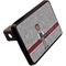Lawyer / Attorney Avatar Rectangular Car Hitch Cover w/ FRP Insert (Angle View)