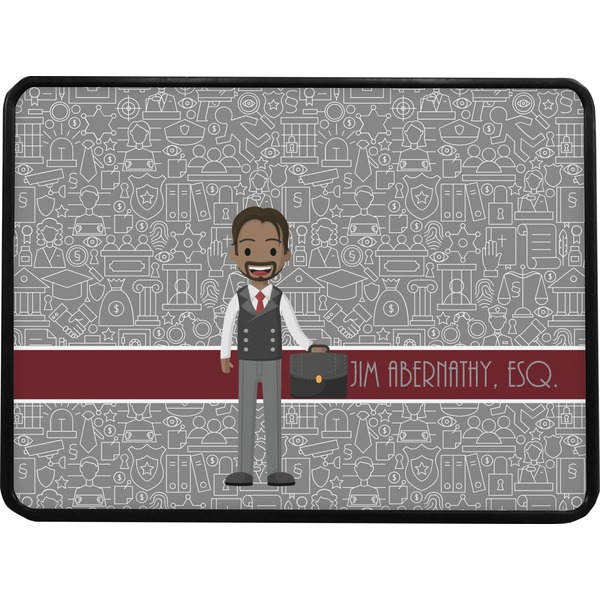 Lawyer / Attorney Avatar Rectangular Car Hitch Cover w/ FRP Insert