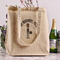 Lawyer / Attorney Avatar Reusable Cotton Grocery Bag - In Context