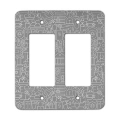 Lawyer / Attorney Avatar Rocker Style Light Switch Cover - Two Switch