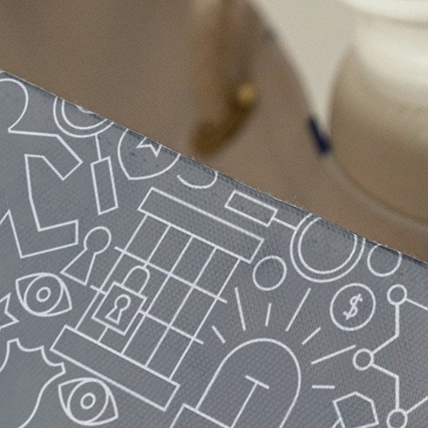 Lawyer / Attorney Avatar Large Rope Tote - Close Up View