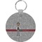 Lawyer / Attorney Avatar Round Plastic Keychain (Personalized)