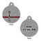 Lawyer / Attorney Avatar Round Pet ID Tag - Large - Approval