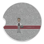 Lawyer / Attorney Avatar Sandstone Car Coaster - Single (Personalized)