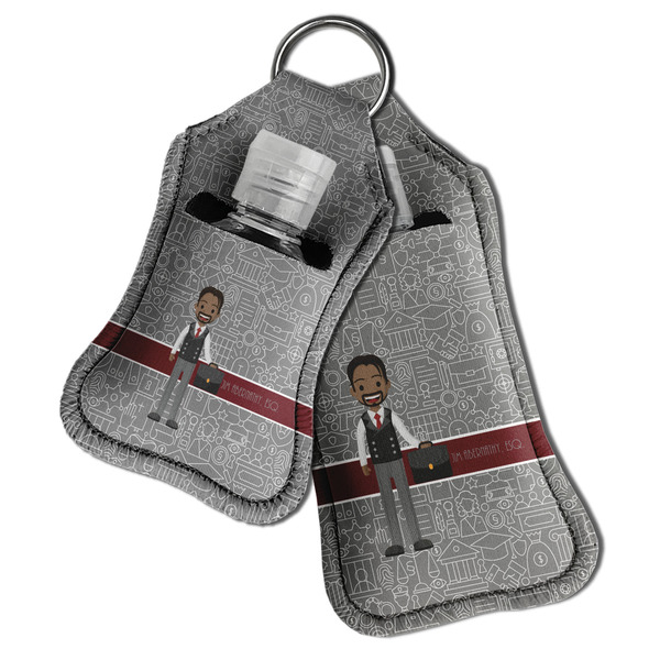 Lawyer / Attorney Avatar Sanitizer Holder Keychain - Both in Case (PARENT)