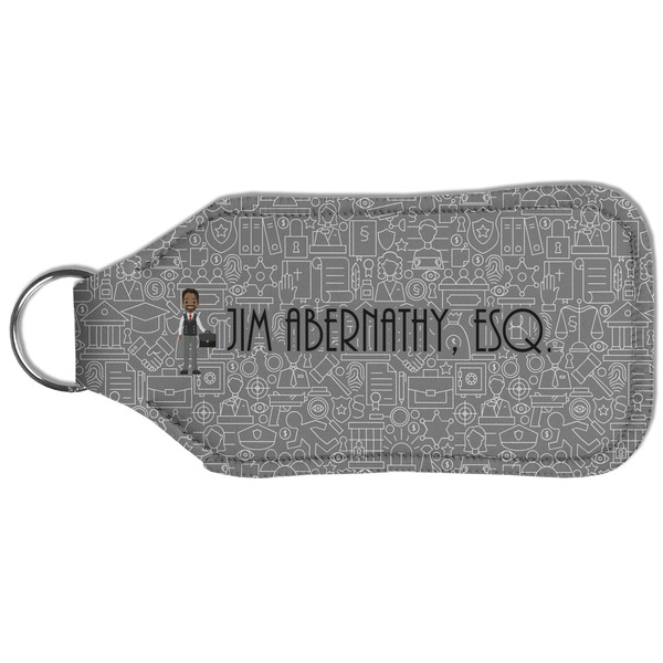 Lawyer / Attorney Avatar Sanitizer Holder Keychain - Large (Back)
