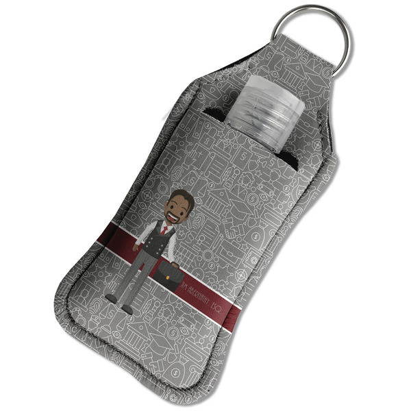 Lawyer / Attorney Avatar Sanitizer Holder Keychain - Large in Case