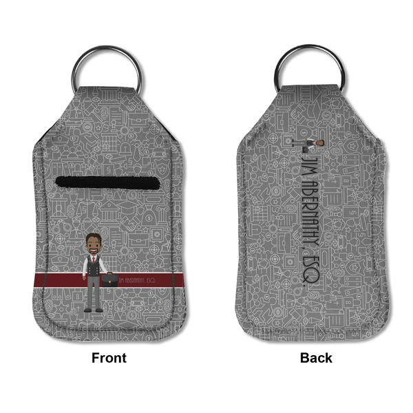 Lawyer / Attorney Avatar Sanitizer Holder Keychain - Small APPROVAL (Flat)