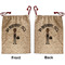 Lawyer / Attorney Avatar Santa Bag - Front and Back