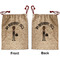 Lawyer / Attorney Avatar Santa Sack - Front & Back (Personalized)