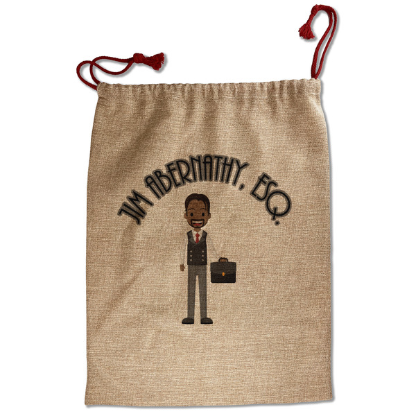 Lawyer / Attorney Avatar Santa Bag - Front