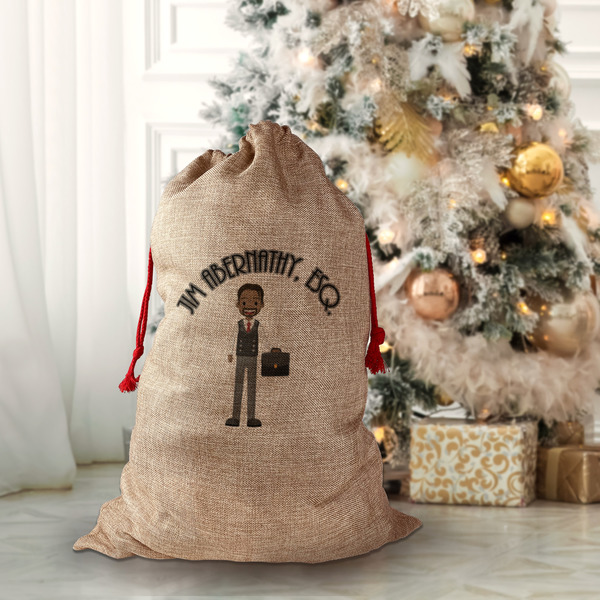 Lawyer / Attorney Avatar Santa Bag - Front (stuffed)