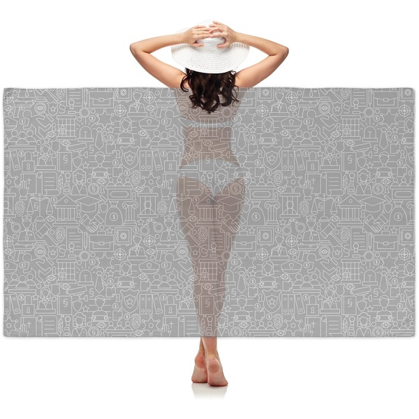 Custom Lawyer / Attorney Avatar Sheer Sarong