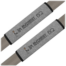 Lawyer / Attorney Avatar Seat Belt Covers (Set of 2) (Personalized)